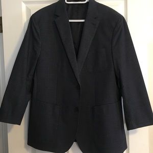Plaid Grey Banana Republic Men’s Blazer